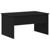 vidaXL S&oacute;fabor&eth; Svartur Eik 80 x 50,5 x 41,5 cm Samsettur vi&eth;ur