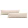 vidaXL S&oacute;fap&uacute;&eth;ar 2 pcs Drapplita&eth;ur 145 x 40 cm d&uacute;kur