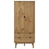 vidaXL Skenkur &bdquo;OTTA&ldquo; 76,5x53x172 cm Gegnheil Fura