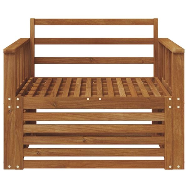 vidaXL 2 Stykki S&oacute;fi me&eth; armheimar Hrein akas&iacute;utr&eacute; N&aacute;tt&uacute;rulegur