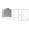vidaXL &Uacute;tihundask&yacute;li me&eth; &THORN;aki Silfurlita&eth; 2x10x2,5 m Sinkh&uacute;&eth;a&eth; St&aacute;l