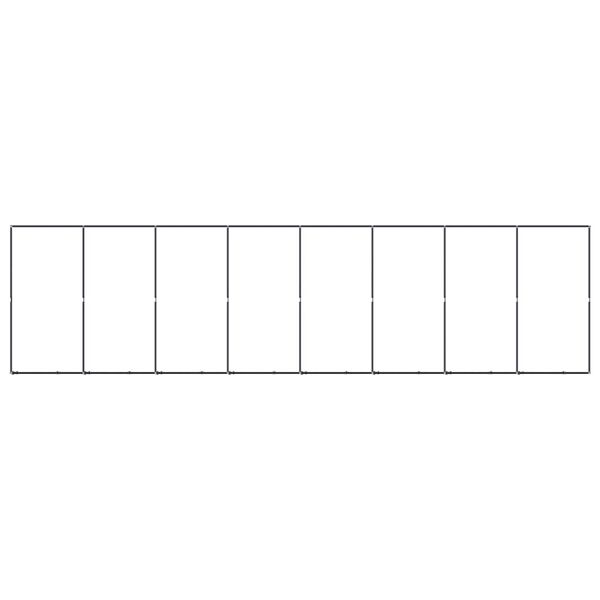 vidaXL &Uacute;tihundabyrgi St&aacute;l 14,75 m&sup2;