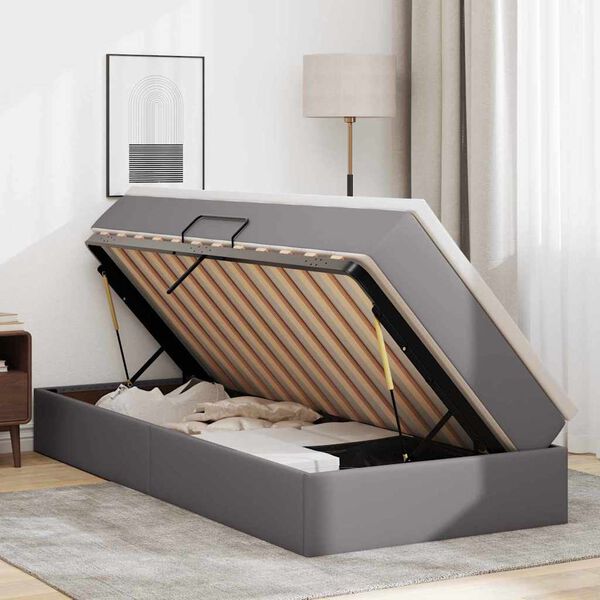 vidaXL R&uacute;m me&eth; geymslur&yacute;mi og d&yacute;nu Gr&aacute;r 100 x 200 cm Gervile&eth;ur