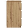 vidaXL n&aacute;ttbor&eth;ssk&aacute;pur Artisan Oak 40x35x62,5 cm Hanna&eth;ur vi&eth;ur