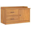 vidaXL Gangbekkur SANDNES 87x40x50 cm Gegnheil Fura
