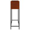 vidaXL Upphleypt gar&eth;gr&oacute;&eth;urpottur Rusty 100 x 26 x 82 cm Ve&eth;ra&eth; st&aacute;l
