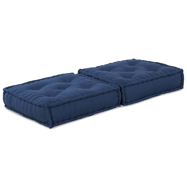 vidaXL Modular s&oacute;fa eining Indigo 70 x 70 x 36 cm d&uacute;kur