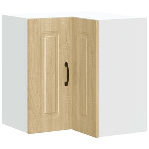 vidaXL Eldh&uacute;svegghornsk&aacute;pur Kalmar Sonoma Eikarlitur Samsettur Vi&eth;ur