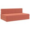 vidaXL Faldandi s&oacute;fi sem r&uacute;m Rau&eth;ur appels&iacute;nugulur 203 x 152 x 15 cm