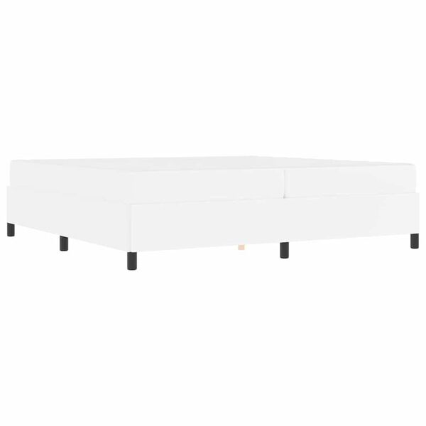 vidaXL Ramsvík með dýnu Hvítt 200 x 200 cm dúkur