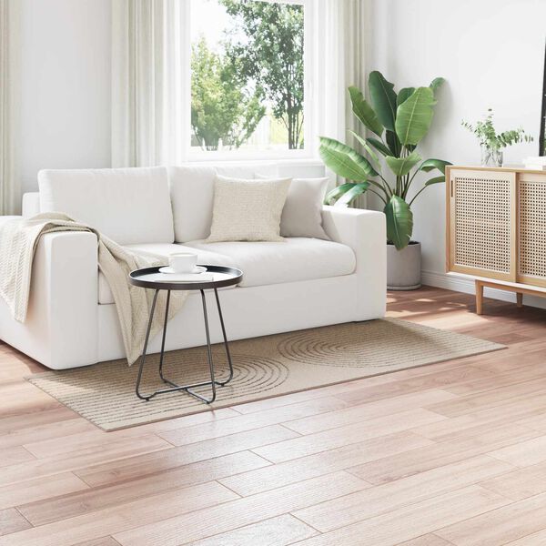 vidaXL Sv&aelig;&eth;isteppi HUARTE Drapplita&eth;ur 200 x 80 cm P&oacute;l&yacute;ester