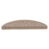 vidaXL Stigamottur Sj&aacute;lfl&iacute;mandi Sisal-Look 30 stk 56x17x3cm Lj&oacute;s Beige