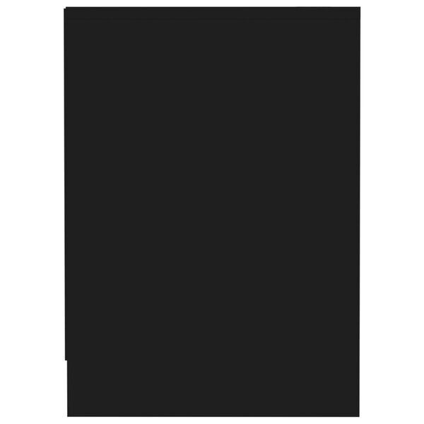 vidaXL Sj&oacute;nvarpsskenkur Svartur 102x37,5x52,5 cm Samsettur Vi&eth;ur