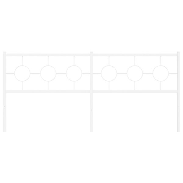 vidaXL H&ouml;fu&eth;gafl &uacute;r M&aacute;lmi Hv&iacute;tur 200 cm