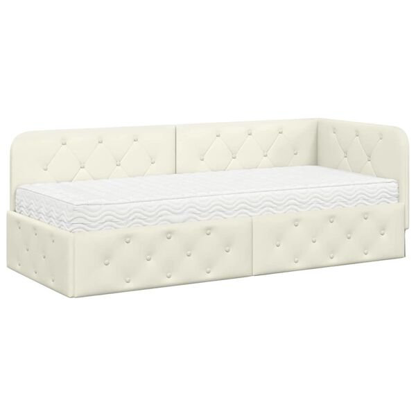 vidaXL Hornr&uacute;m ramma me&eth; d&yacute;nu Rj&oacute;malitur 80 x 200 cm Flauel