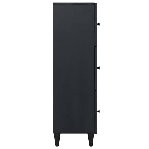 vidaXL Geymsk&aacute;pur me&eth; hur&eth; Marglitur 40 x 33,5 x 110 cm Hart mang&oacute;tr&eacute;