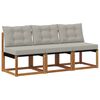 vidaXL 3 Stykki Utandeildar mi&eth;sofa