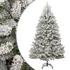 vidaXL Gervij&oacute;latr&eacute; me&eth; Greinum &aacute; Hj&ouml;rum og Snj&oacute;flygsum 240 cm