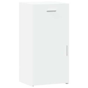 vidaXL Skenkur Hv&iacute;tur 45x42,5x93 cm Samsettur Vi&eth;ur