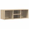 vidaXL Geymslubekkur fyrir Sk&oacute; Sonoma Eik 105x35x35 Samsettur Vi&eth;ur