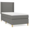 vidaXL H&oacute;lfa&eth; Springr&uacute;m me&eth; D&yacute;nu D&ouml;kkgr&aacute;tt 80x200 cm Tauefni
