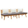 vidaXL Dagur Gr&oacute;&eth;urker 200x65 cm Gegnheill Akas&iacute;uvi&eth;ur