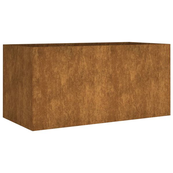 vidaXL Gr&oacute;&eth;urker 80x40x40 cm Corten St&aacute;l