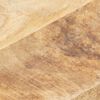 vidaXL Borðplata Gegnheill Mangóviður 15-16 mm 70x60 cm