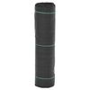 vidaXL Gr&oacute;&eth;urd&uacute;kur Svartur 0,5x10 m PP
