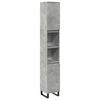 vidaXL Ba&eth;herbergissk&aacute;pur Steypugr&aacute;r 30x30x190 cm Samsettur Vi&eth;ur