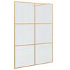 vidaXL Gangsturtuveggur gold 140 x 195 cm hertu&eth; gler