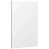 vidaXL Skreyting spj&ouml;ld 12 pcs Hv&iacute;tt 40 x 60 x 0.27 cm Samsettur vi&eth;ur