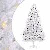 vidaXL Gervi hengdu j&oacute;latr&eacute; me&eth; 300 LED Hv&iacute;tt 240 cm PVC og St&aacute;l