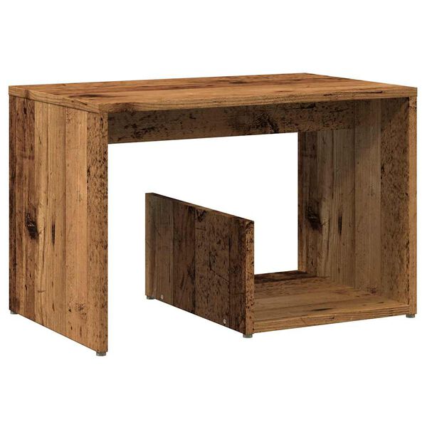 vidaXL hli&eth;arbor&eth; Old Wood 59x36x38 cm Engineered Wood