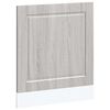 vidaXL Upp&thorn;vottav&eacute;larplata Porto Gr&aacute;r Sonoma Eik 60x1,5x57 cm