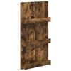 vidaXL T&iacute;marit Hillur Rau&eth;-eik 51 x 11 x 102 cm Samsettur vi&eth;ur