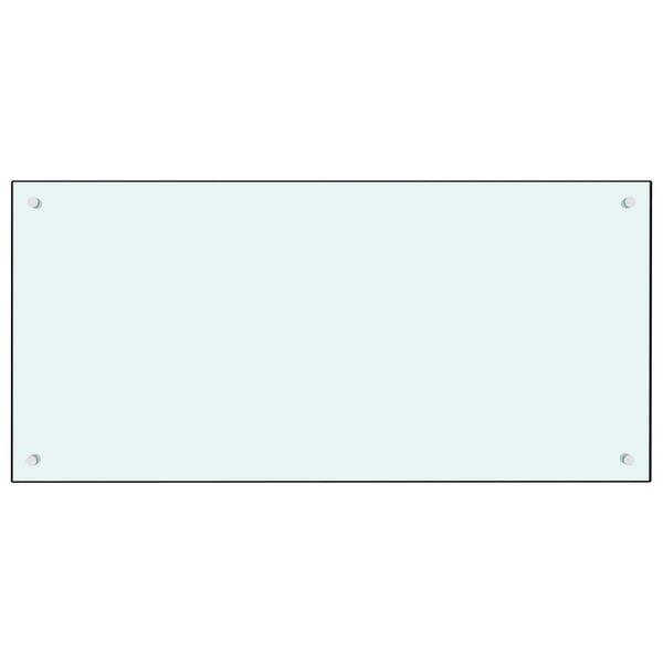 vidaXL Eldh&uacute;splata Hv&iacute;t 100x50 cm Hert Gler