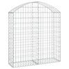 vidaXL Bogadreginn Grj&oacute;tkassi 100x30x100/120 cm Sinkh&uacute;&eth;a&eth; J&aacute;rn