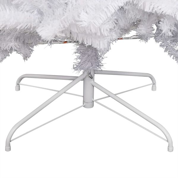 vidaXL Gervijólatré með Greinum á Hjörum og Snjóflygsum 120 cm