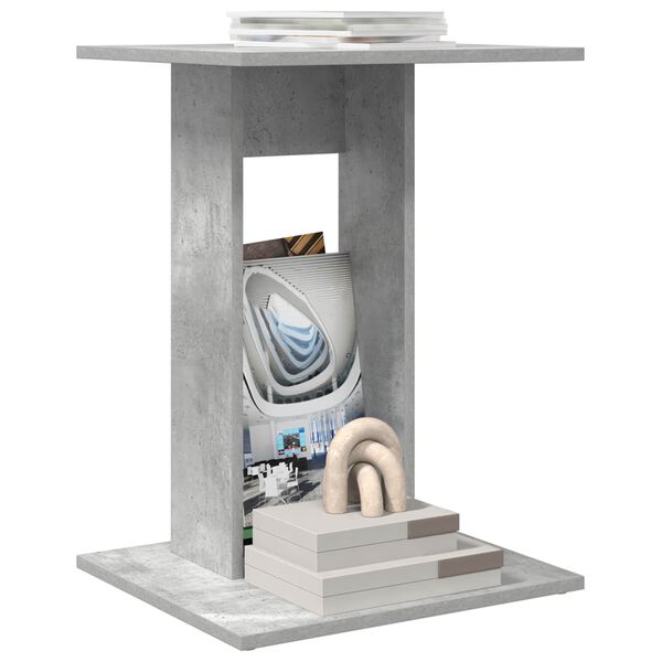 vidaXL Hli&eth;arbor&eth; Steingri&eth; 45 x 40 x 62,5 cm Samsettur vi&eth;ur