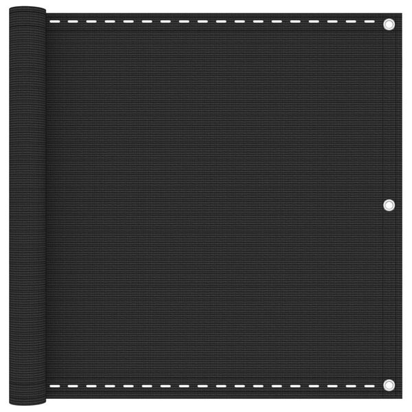 vidaXL Svalaskilrúm Reykgrátt 90x300 cm HDPE