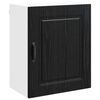 vidaXL Eldh&uacute;s sk&aacute;pur me&eth; geymslu Kalmar Svartur Eik 50 x 31 x 60 cm