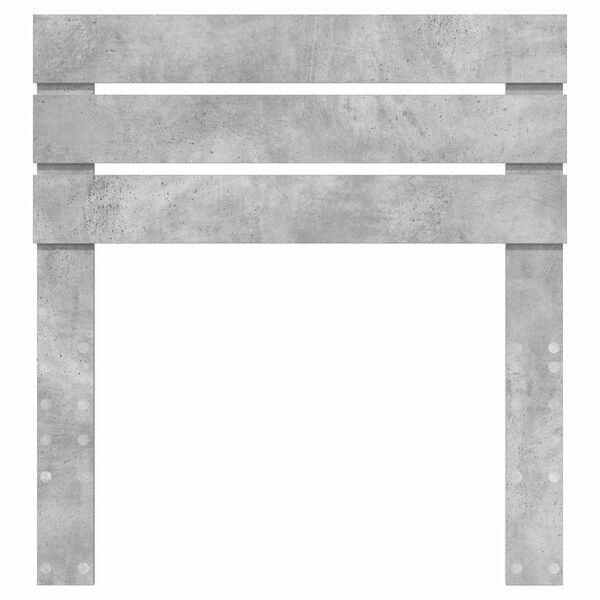 vidaXL H&ouml;f&eth;agafl Steingri&eth; 90 cm Samsettur vi&eth;ur