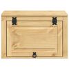 vidaXL Cabinet SKI Hunangsbjartur 60 x 32 x 40 cm Solid furuhikk