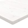 vidaXL Bor&eth;plata Hv&iacute;t 90x90x2,5 cm Gegnheil Fura Ferningur
