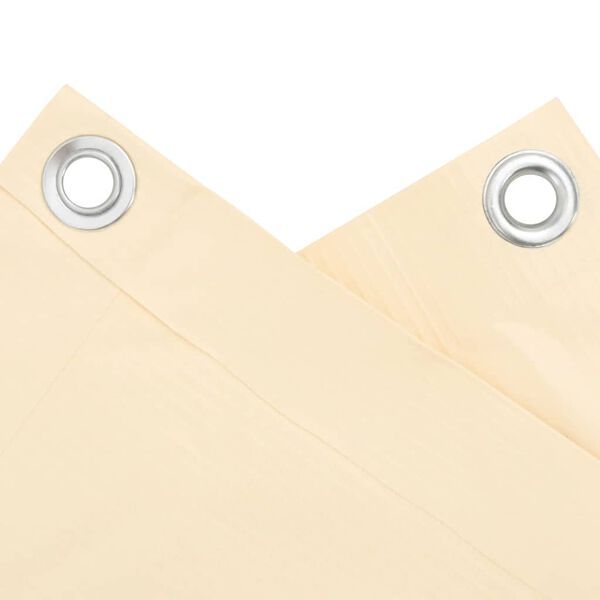 vidaXL Skj&oacute;lveggur &aacute; Svalir Rj&oacute;mahv&iacute;tur 400x75 cm PVC