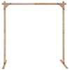 vidaXL Br&uacute;&eth;kaupsbogi L&eacute;tt br&uacute;nt 225 x 95 x 226 cm &THORN;&eacute;tt furutr&eacute;