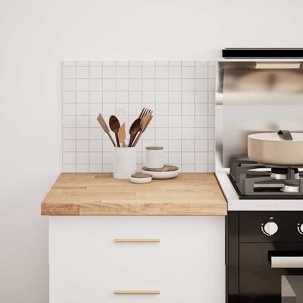 vidaXL Eldh&uacute;sbor&eth;plata 60x63,5x4 cm Solid Wood Eik R&eacute;hyrnd