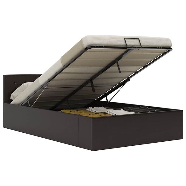 vidaXL V&ouml;kvalyft Geymslur&uacute;mgrind Gr&aacute; Le&eth;url&iacute;ki 120x200 cm