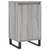 vidaXL Skenkur Gr&aacute;ir Sonoma 40x35x70 cm Samsettur Vi&eth;ur
